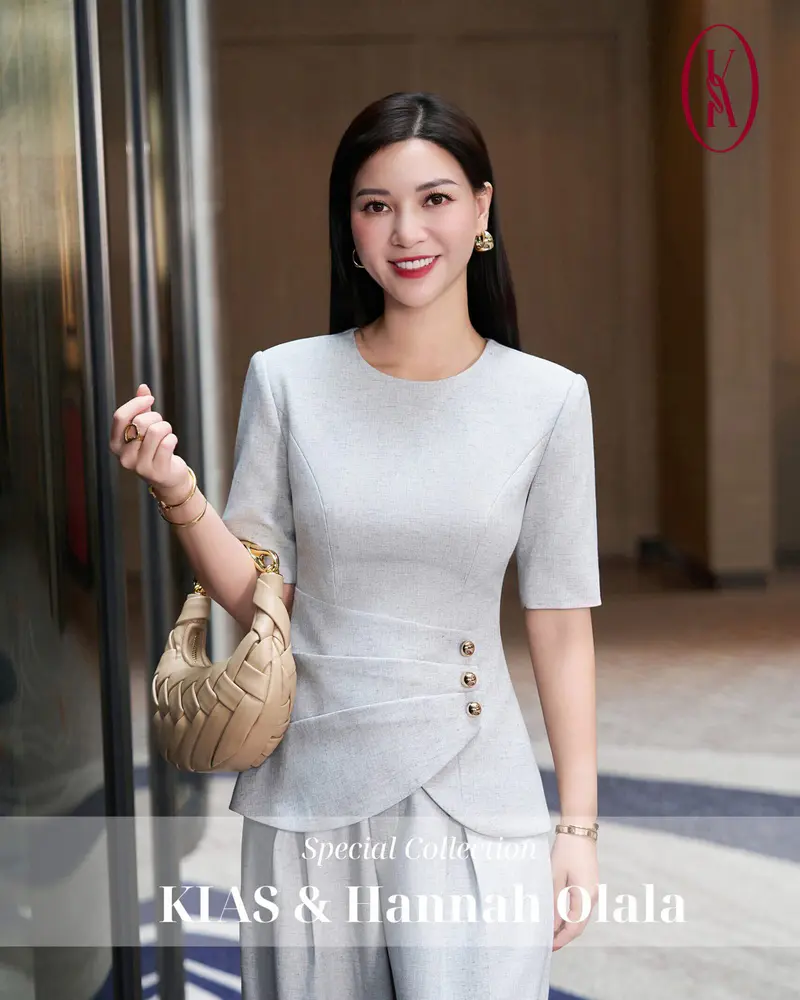 [KIAS x HannahOlala] 𝐋𝐮𝐦𝐢𝐧𝐚 𝐆𝐫𝐞𝐲 – Sắc xám tỏa sáng, thanh lịch trong từng đường cắt