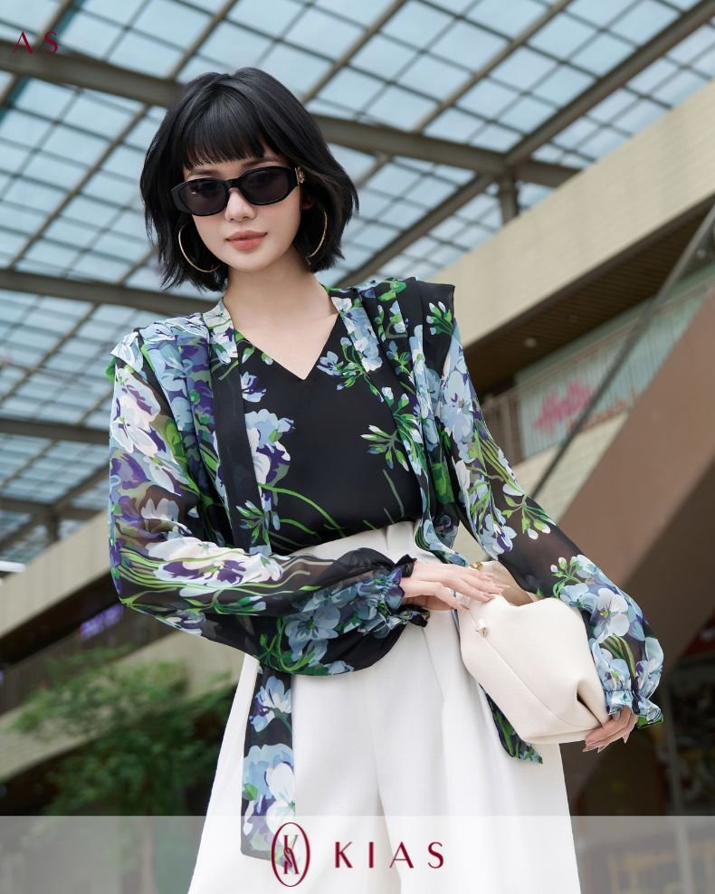 Tơ chifon hoạ tiết mềm mại Quần Vải Đũi Hàn (4)